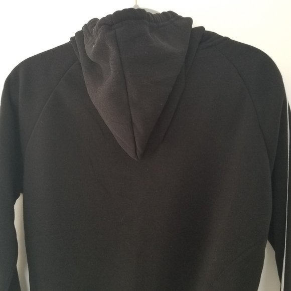 Black drawstring sweatshirt hoodie Size Large - Picture 6 of 6